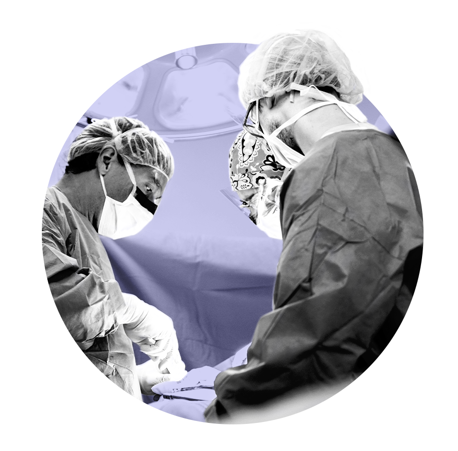 Cardiovascular surgery representing Elutia biomatrices